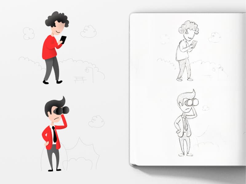 Style tryout for illustrations