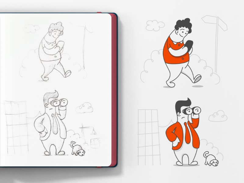 Style tryout for illustrations — v2