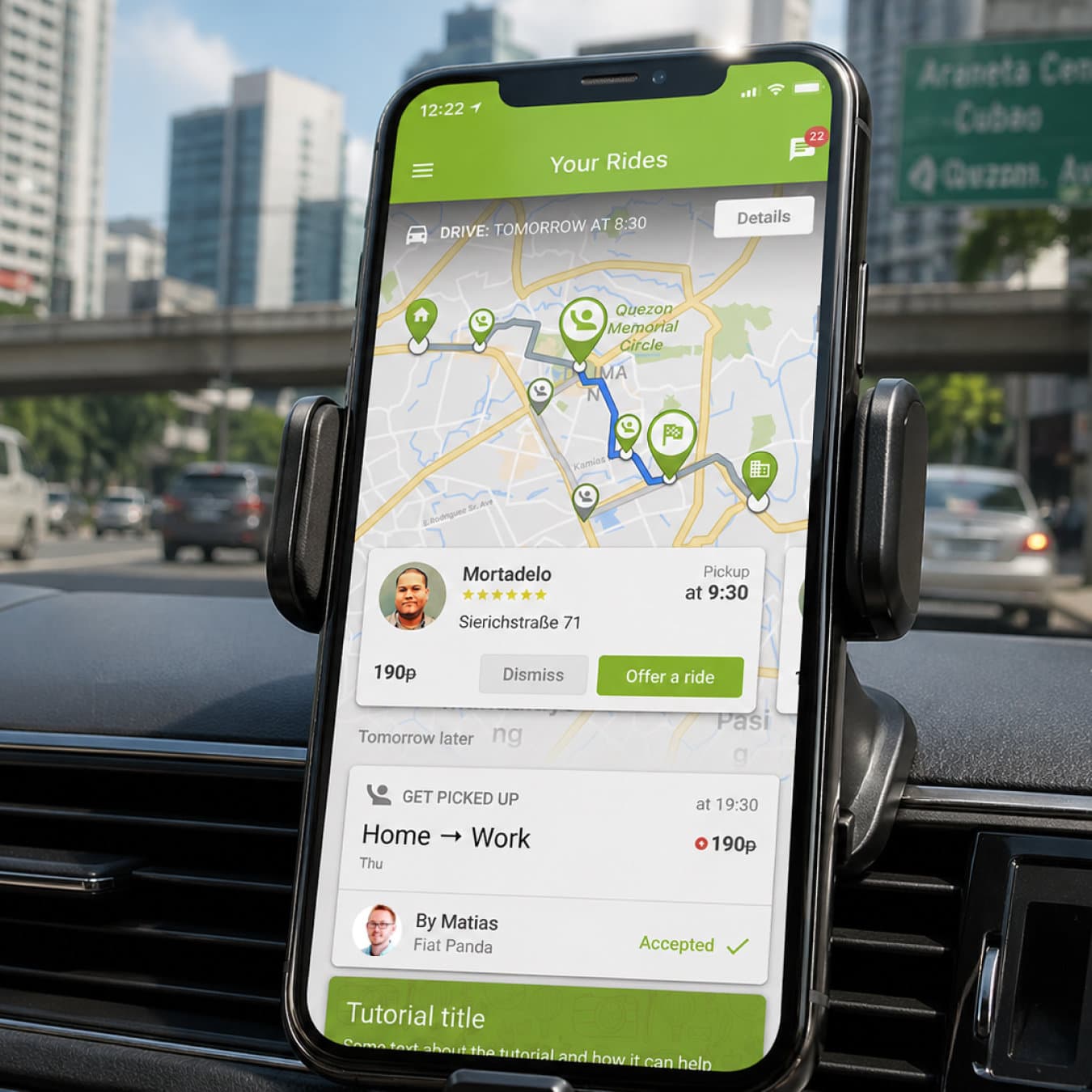 The design challenge: redesigning a Carpooling app for a community that outgrew it — hero