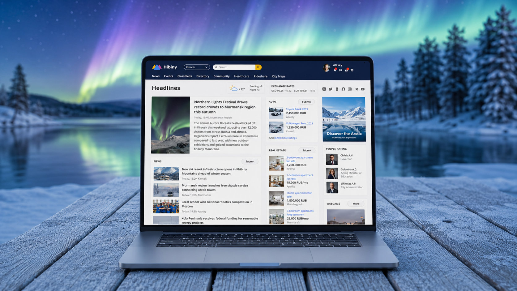 Main information platform of the Murmansk region