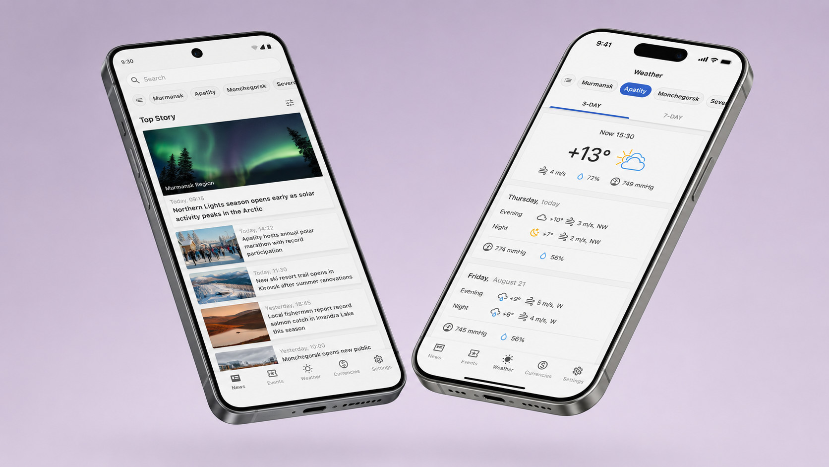 Designing for two platforms without designing twice